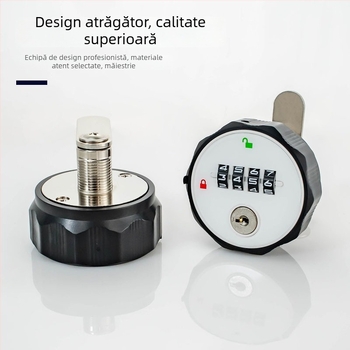 Încuietoare mecanică pentru dulap cu combinație numerică, ABS+ aliaj de zinc, universal pentru dulapuri din lemn și metal, model 660329