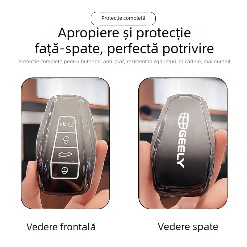 Husă cheie Geely – TPU, stil simplu, brand Divine business