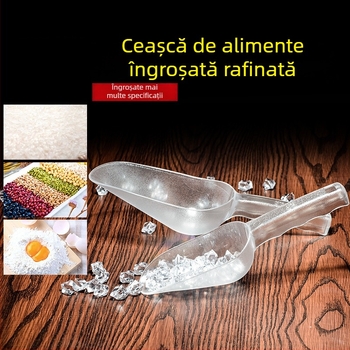 Lopată de gătit cu mâner din PC plastic, anti-alunecare, stil modern minimalist (Material: Plastic; Mâner: PC plastic; Funcție: Anti-alunecare; Stil: Modern minimalist)