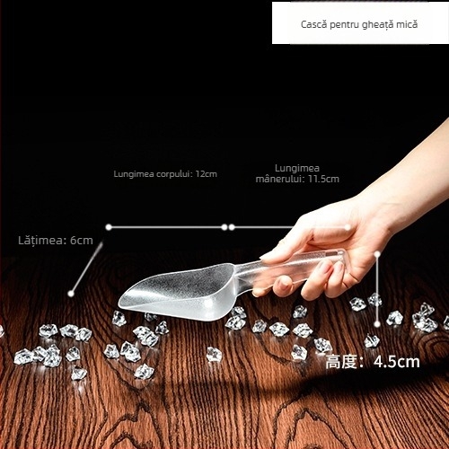 Lopată de gătit cu mâner din PC plastic, anti-alunecare, stil modern minimalist (Material: Plastic; Mâner: PC plastic; Funcție: Anti-alunecare; Stil: Modern minimalist)