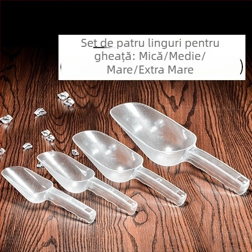 Lopată de gătit cu mâner din PC plastic, anti-alunecare, stil modern minimalist (Material: Plastic; Mâner: PC plastic; Funcție: Anti-alunecare; Stil: Modern minimalist)