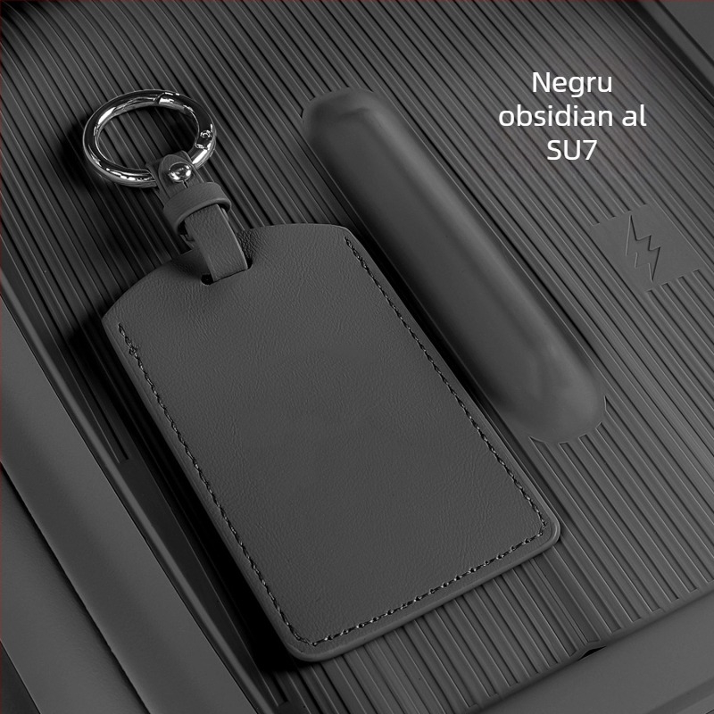 Husă pentru cheia de mașină Xiaomi SU7 / Yu7 - Piele microfibră, Stil minimalist, Carcasă protectoare, Coolness