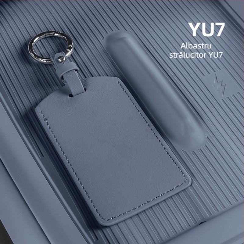 Husă pentru cheia de mașină Xiaomi SU7 / Yu7 - Piele microfibră, Stil minimalist, Carcasă protectoare, Coolness