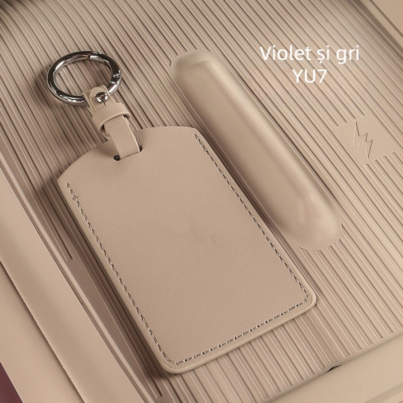 Husă pentru cheia de mașină Xiaomi SU7 / Yu7 - Piele microfibră, Stil minimalist, Carcasă protectoare, Coolness