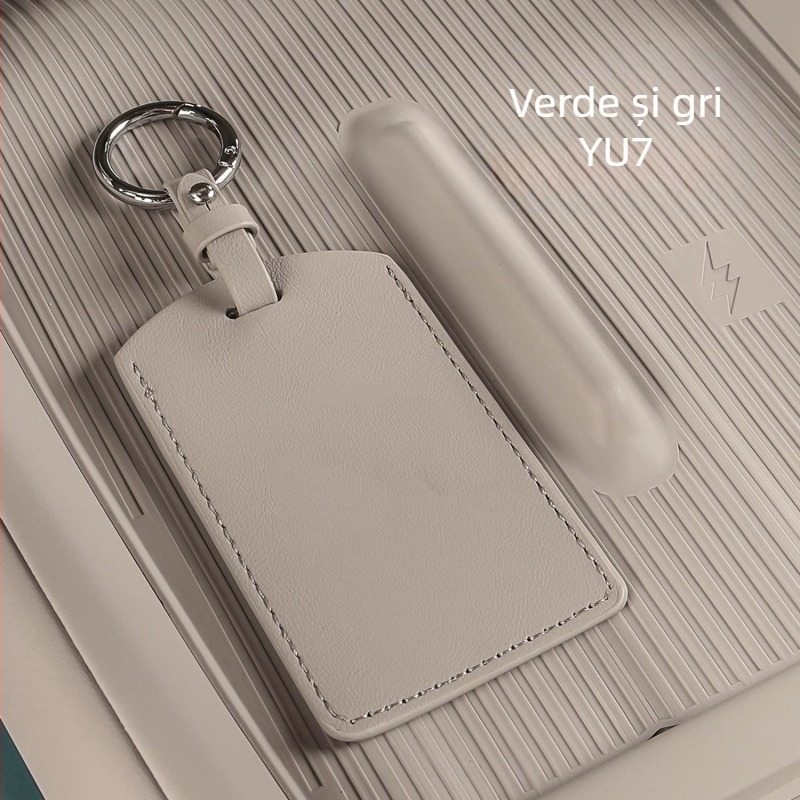 Husă pentru cheia de mașină Xiaomi SU7 / Yu7 - Piele microfibră, Stil minimalist, Carcasă protectoare, Coolness