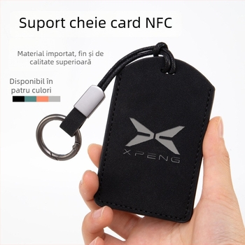 Acoperire pentru card cheia Xiaopeng pentru P7/G9/P7i/G6 — velur, stil simplu, branding personalizabil