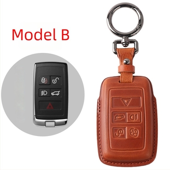 Unicorn Car Key Case din piele pentru Land Rover – husă de cheie din piele de vită pentru Range Rover Sport, Velar, Evoque și Jaguar