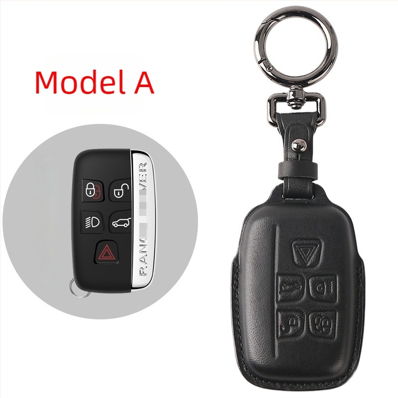 Unicorn Car Key Case din piele pentru Land Rover – husă de cheie din piele de vită pentru Range Rover Sport, Velar, Evoque și Jaguar