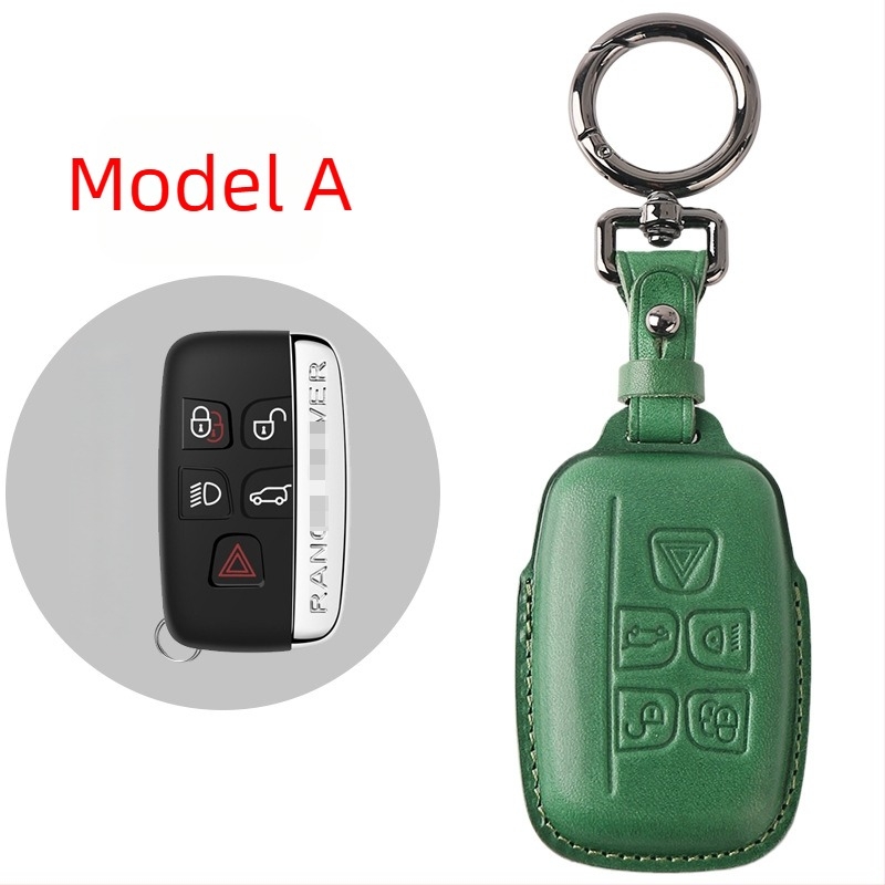 Unicorn Car Key Case din piele pentru Land Rover – husă de cheie din piele de vită pentru Range Rover Sport, Velar, Evoque și Jaguar
