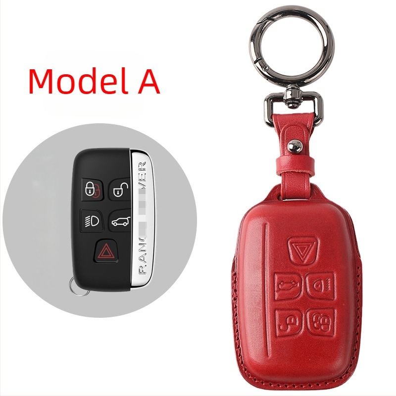 Unicorn Car Key Case din piele pentru Land Rover – husă de cheie din piele de vită pentru Range Rover Sport, Velar, Evoque și Jaguar