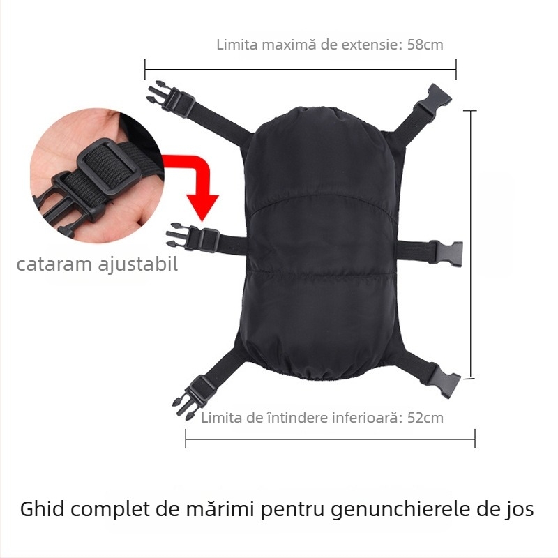 Genunchiere de iarnă - umplute cu puf, rezistente la vânt și apă, late și prelungite (Hongchuang, adulți, toamnă 2023)