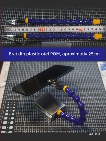 Suport multifuncțional pentru stația de lipit T12, clemă cu platformă pentru lipit, pentru întreținere PCB, model ltao649517884247