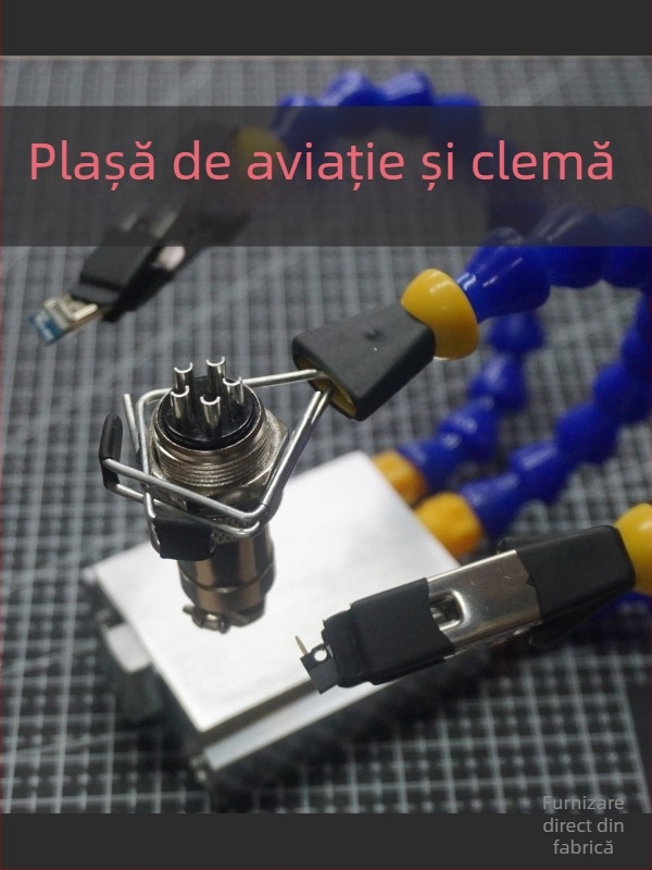 Suport multifuncțional pentru stația de lipit T12, clemă cu platformă pentru lipit, pentru întreținere PCB, model ltao649517884247