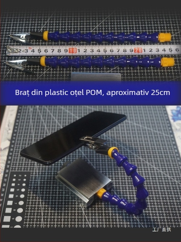 Suport multifuncțional pentru stația de lipit T12, clemă cu platformă pentru lipit, pentru întreținere PCB, model ltao649517884247