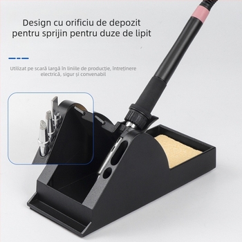 Suport pentru fier de lipit Bakelit, rezistent la temperaturi înalte, durabil pentru toate tipurile de pistoale de lipit, marca Creation of the Times