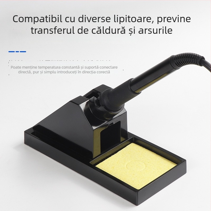 Suport pentru fier de lipit Bakelit, rezistent la temperaturi înalte, durabil pentru toate tipurile de pistoale de lipit, marca Creation of the Times