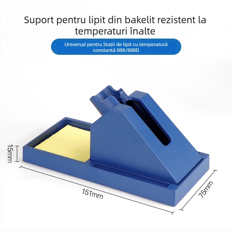 Suport pentru fier de lipit Bakelit, rezistent la temperaturi înalte, durabil pentru toate tipurile de pistoale de lipit, marca Creation of the Times