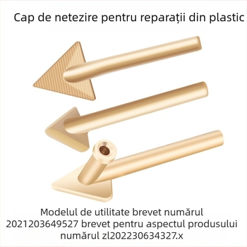 Unealtă electrică pentru repararea plasticului de la bara mașinii, netezire cu vârf triunghiular din cupru
