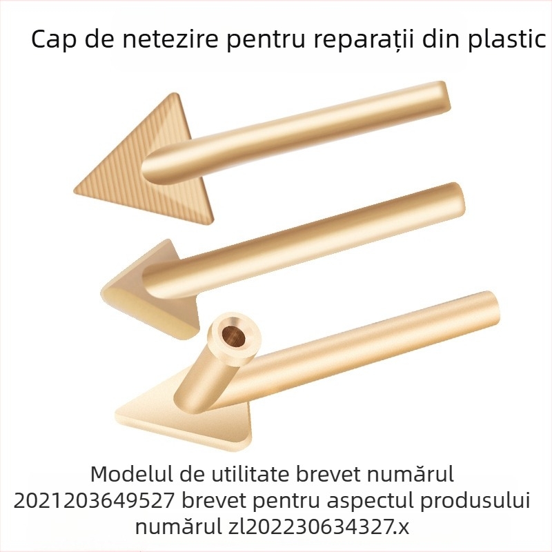 Unealtă electrică pentru repararea plasticului de la bara mașinii, netezire cu vârf triunghiular din cupru