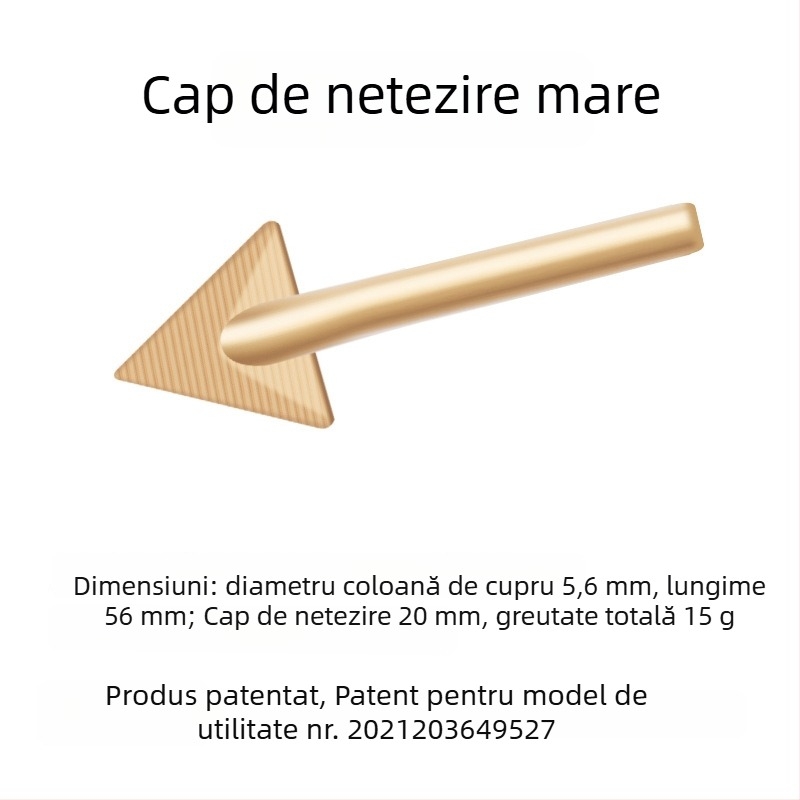Unealtă electrică pentru repararea plasticului de la bara mașinii, netezire cu vârf triunghiular din cupru