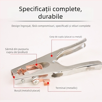 Clema de împământare pentru sudură cu mâner de sudură (350A/500A/800A)