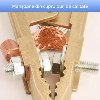 Clema de împământare pentru sudură cu mâner de sudură (350A/500A/800A)