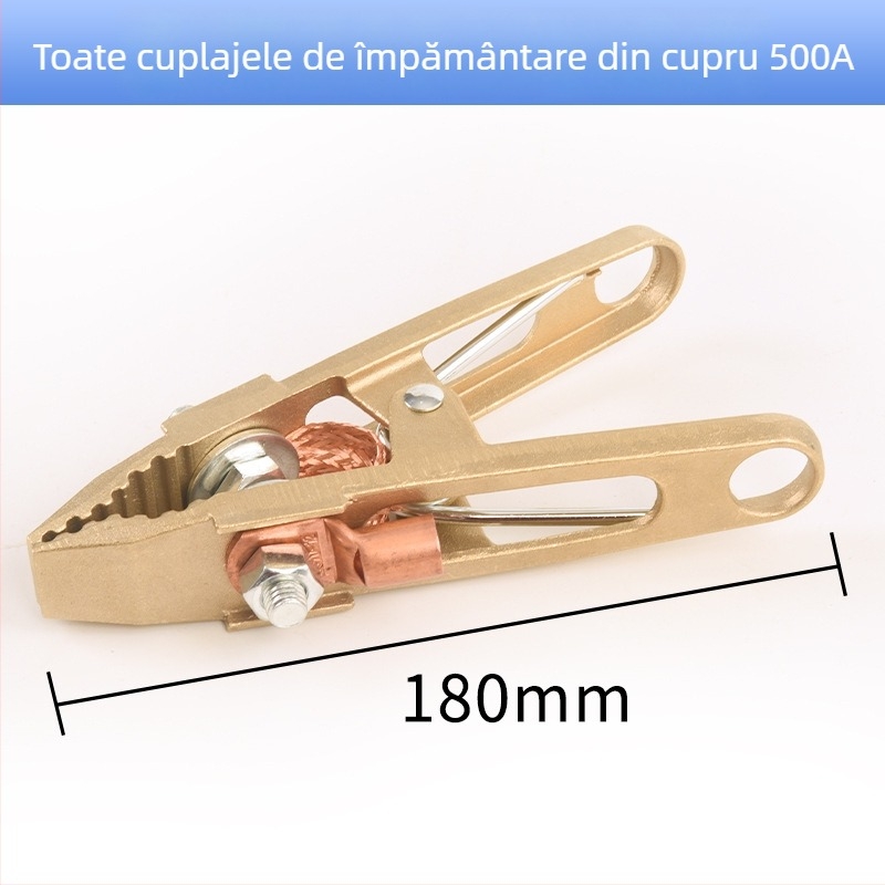 Clema de împământare pentru sudură cu mâner de sudură (350A/500A/800A)