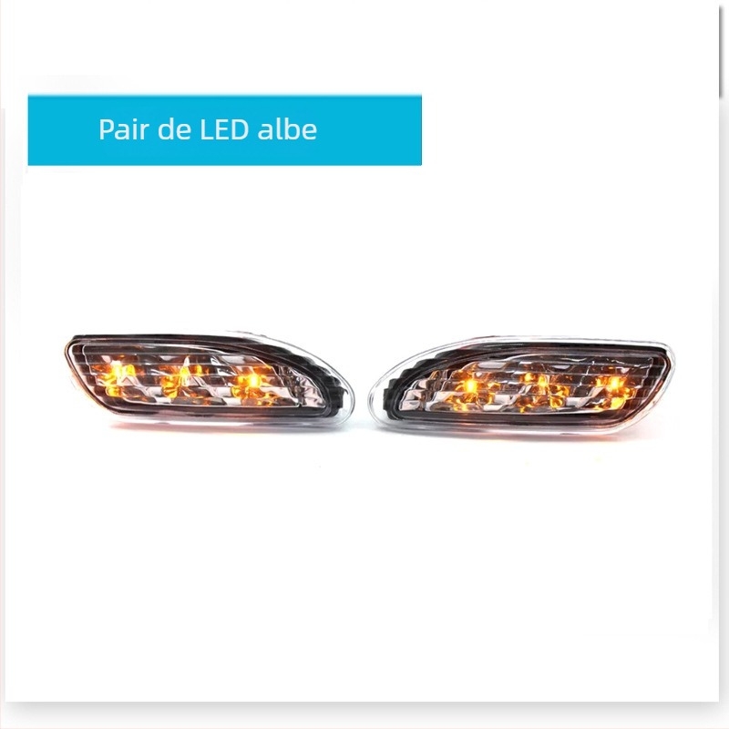 Lampi LED laterale de bară pentru Mercedes-Benz C-Class W203 (2001-2007) — CZPINCHEN; Material PC+LED; Modele 2038200721, 2038200821; Numere de piese 2038200721, 2038200821; Modele aplicabile Mercedes-Benz C-Class W203 2001-2007