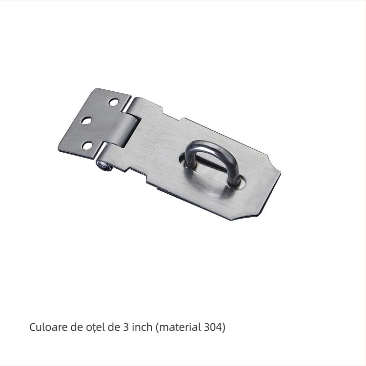 Placă de încuietoare pentru dulap, din oțel inoxidabil, model 10, brand Shengtong, stil modern simplu (Model: 10; Material: Oțel inoxidabil; Brand: Shengtong; Stil: Modern simplu)