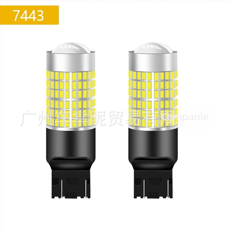 Lumină LED pentru mașină 1156/1157, T20 lumină de mers înapoi, 3014 144-SMD lumină de zi, 12-24V, 6000K, carcasă din aluminiu