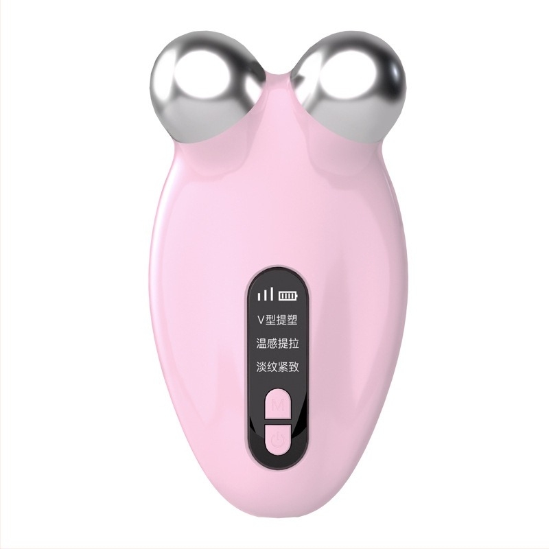Dispozitiv EMS de ridicare cu microcurent – dispozitiv de înfrumusețare pentru ridicare a feței, masaj portabil pentru uz casnic, baterie încorporată 300–500 mAh, modelul 001