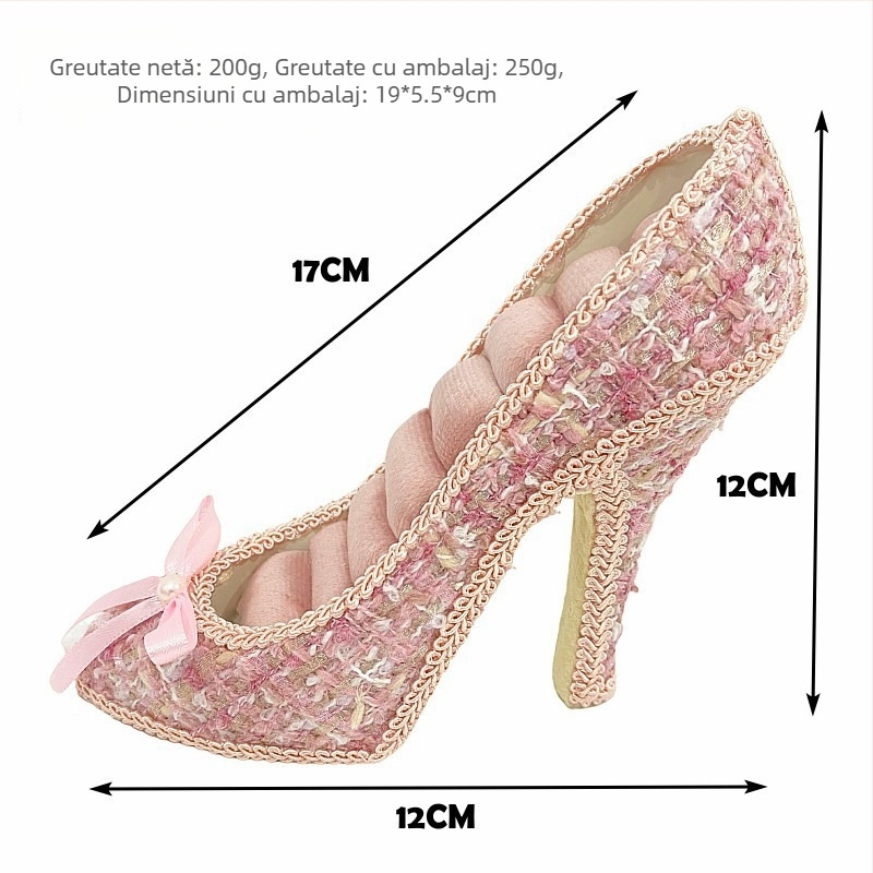 Suport de afișaj pentru bijuterii în formă de păpușă Barbie — rășină sintetică, catifea pe suprafață, fier artistic; Nishang original, Yiwu