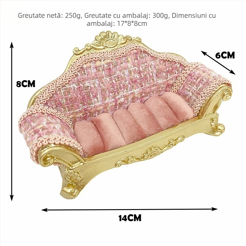 Suport de afișaj pentru bijuterii în formă de păpușă Barbie — rășină sintetică, catifea pe suprafață, fier artistic; Nishang original, Yiwu
