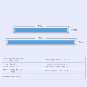 Pernă pentru șa de scuter electric cu bandă LED în flux, compatibilă cu seria E/N, model M95C