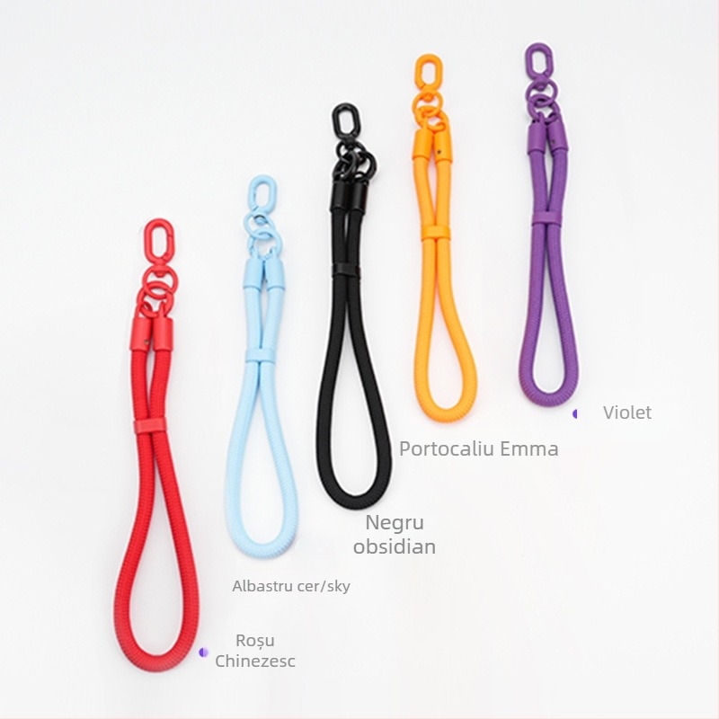 Lanyard pentru telefon cu Lobster clasp – multifuncțional, cordon țesut din poliester; Cataramă metalică; Materiale: aliaj de zinc + poliester; Confecție: țesut; Personalizare: Da