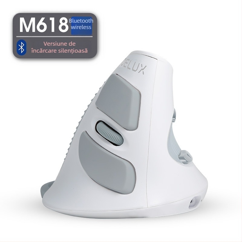 Mouse vertical USB, ergonomic, 5 butoane, senzor optic, Model M618