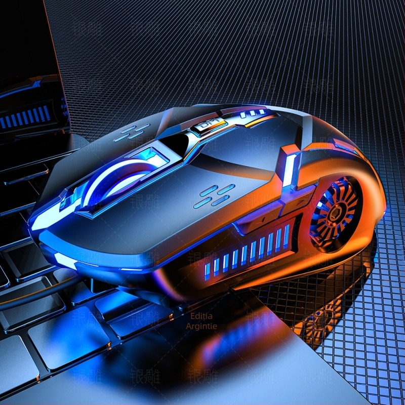 Mouse de gaming G5 cu fir, 3200 DPI, 6 butoane, USB