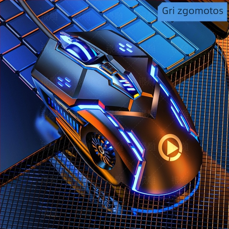 Mouse de gaming G5 cu fir, 3200 DPI, 6 butoane, USB
