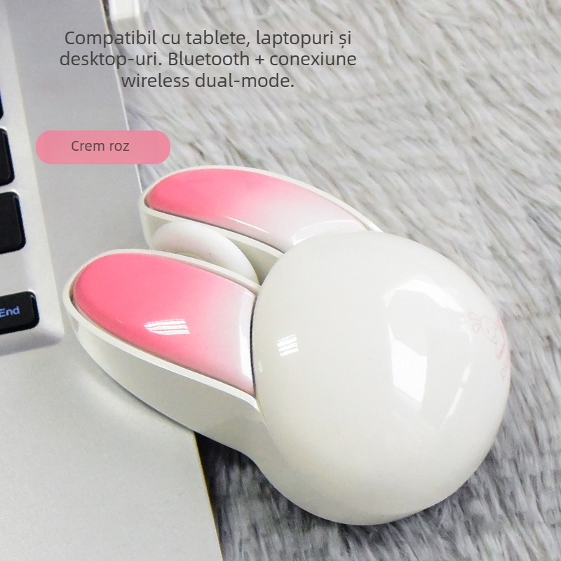 MOFII mouse Bluetooth, 1600 DPI, 4 butoane, ergonomic, wireless Bluetooth/2,4 GHz, compatibil cu laptopuri