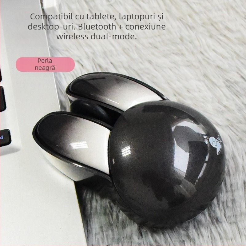 MOFII mouse Bluetooth, 1600 DPI, 4 butoane, ergonomic, wireless Bluetooth/2,4 GHz, compatibil cu laptopuri
