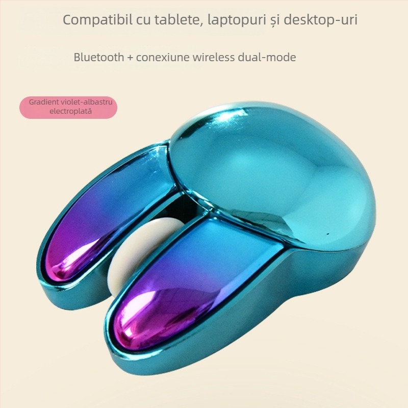 MOFII mouse Bluetooth, 1600 DPI, 4 butoane, ergonomic, wireless Bluetooth/2,4 GHz, compatibil cu laptopuri