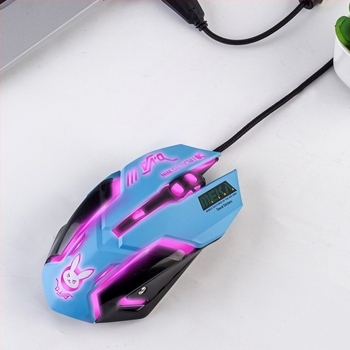 Sobebetter VMO-161 mouse optic cablat pentru jocuri, USB, 3200 DPI, 6 butoane, ergonomic, 4 niveluri DPI