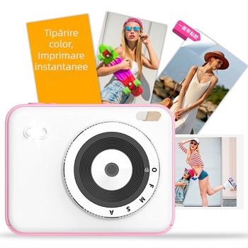 Cameră digitală pentru imprimare color – compactă, complet automată, senzor CCD de 48 MP, zoom optic 16x, obiectiv tip periscop, stabilizare opticӗ a imaginii, ecran LCD 2.8"
