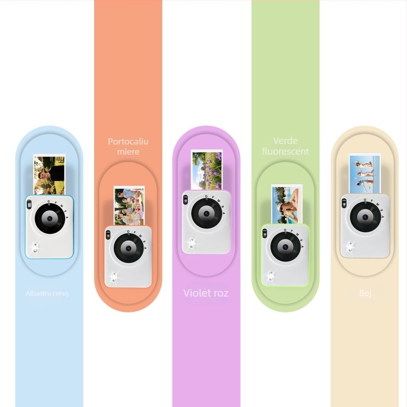 Cameră digitală pentru imprimare color – compactă, complet automată, senzor CCD de 48 MP, zoom optic 16x, obiectiv tip periscop, stabilizare opticӗ a imaginii, ecran LCD 2.8"