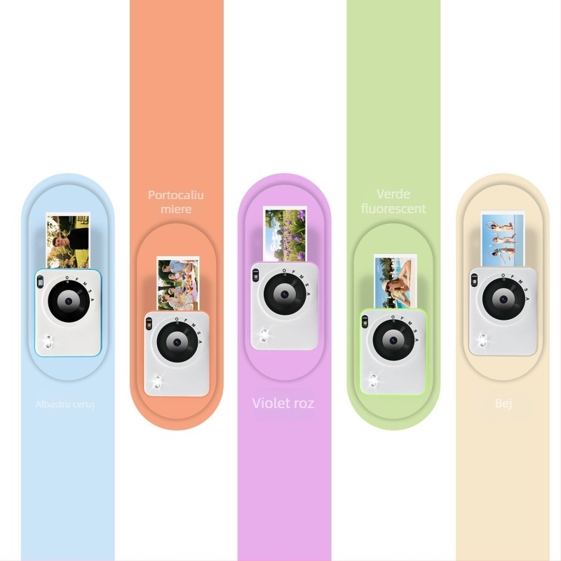 Cameră digitală pentru imprimare color – compactă, complet automată, senzor CCD de 48 MP, zoom optic 16x, obiectiv tip periscop, stabilizare opticӗ a imaginii, ecran LCD 2.8"