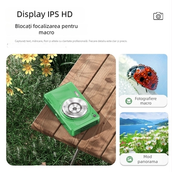 Cameră digitală CCD cu autofocus — 56 MP, zoom optic 16x, prioritate față, stabilizare electronică a imaginii, USB 2.0