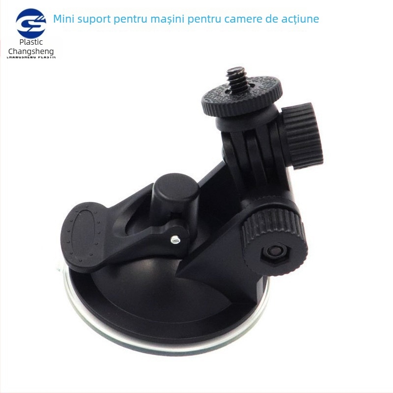 GoPro suport auto cu ventuză - cssj, accesorii din plastic pentru HERO9/8/7 Mini, compatibil cu camerele de acțiune; include 1 ventuză mică; factură disponibilă