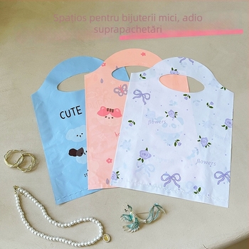 Geantă de ambalare pentru cosmetic Hongshen, material PE, stil pictat manual, furnizare personalizabilă, sursă de export exclusiv transfrontalier