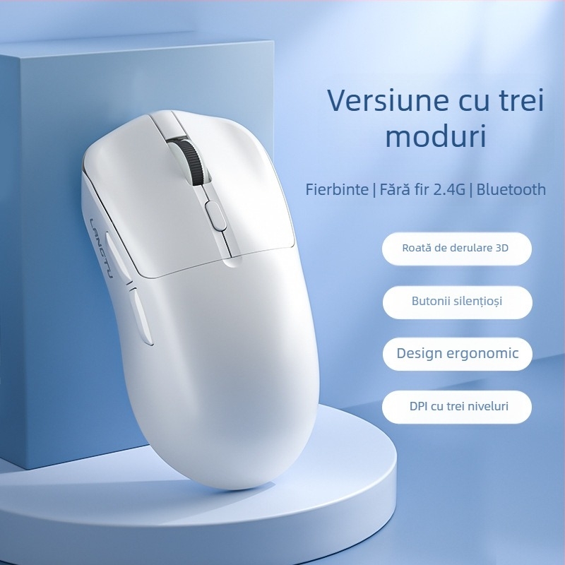 Langtu T6 mouse optic cu fir, design ergonomic, 1600 DPI, 5 butoane