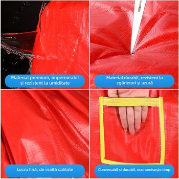 Geantă din plasă țesută din plastic pentru transfer expres, acoperire PE, imprimare logo, capacitate 1-50, pentru materiale plastice